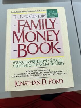 The New Century Family Money Book Jonathan D Pond 1st Printing Hardcover
